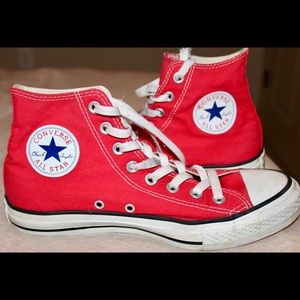 Red Hightop Converse!